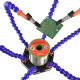 Soldering PCB Holder Tool Six Arms Helping Hands Third Hand Crafts Repair Helping Welding Station USB LED Magnifier Soldering PCB Holder Tool Six Arms Helping Hands Third Hand Crafts Repair Helping Welding Station USB LED Magnifier