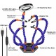Soldering PCB Holder Tool Six Arms Helping Hands Third Hand Crafts Repair Helping Welding Station USB LED Magnifier Soldering PCB Holder Tool Six Arms Helping Hands Third Hand Crafts Repair Helping Welding Station USB LED Magnifier