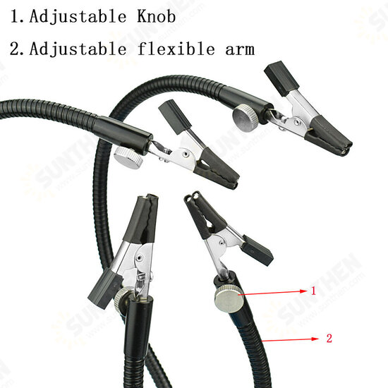 Strong Magnetic Flexible Arm Third Helping Hand PCB Circuit Board Fixture Stand Soldering Iron Holder Welding Tools Strong Magnetic Flexible Arm Third Helping Hand PCB Circuit Board Fixture Stand Soldering Iron Holder Welding Tools
