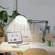 USB 5X Folding Magnifier Table Clamp Soldering Third Hand Tool 3 Colors LED Illuminated Lamp Magnifying Glass USB 5X Folding Magnifier Table Clamp Soldering Third Hand Tool 3 Colors LED Illuminated Lamp Magnifying Glass