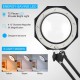 USB 5X Folding Magnifier Table Clamp Soldering Third Hand Tool 3 Colors LED Illuminated Lamp Magnifying Glass