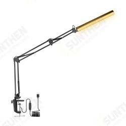 USB 5X Folding Magnifier Table Clamp Soldering Third Hand Tool 3 Colors LED Illuminated Lamp Magnifying Glass USB 5X Folding Magnifier Table Clamp Soldering Third Hand Tool 3 Colors LED Illuminated Lamp Magnifying Glass