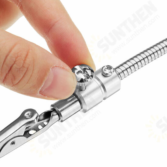 P011 300mm Universal Soldering Clamp Clip Magnetic Base PCB Fixture Tools DIY Hands Free Clip Suitable for Any Metal