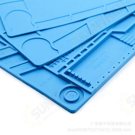 PCB Welding Repair Magnetic Insulation Anti-static Heat Insulation Silicone Pad for Welding Tool