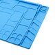 PCB Welding Repair Magnetic Insulation Anti-static Heat Insulation Silicone Pad for Welding Tool