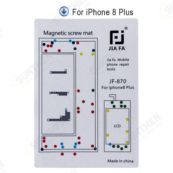 Professional Magnetic Screw Mat for iPhone 7 7Plus 8 8Plus XS Guide Pad Tools Professional Magnetic Screw Mat for iPhone 7 7Plus 8 8Plus XS Guide Pad Tools