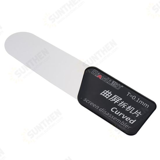 0.1mm Ultra Thin Phone Pry Spudger Disassembling Card Dedicated for Curved Screen for Samsung iOS Screen Opening Tool