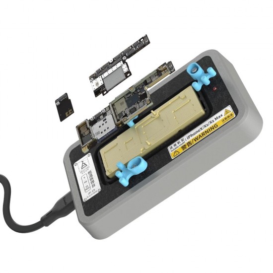 CPU IC Chips Desoldering Station for Phone 11Pro Max 11Pro 11 X XS MAX Motherboard Fast Heating Separator Glue Removing Fixture