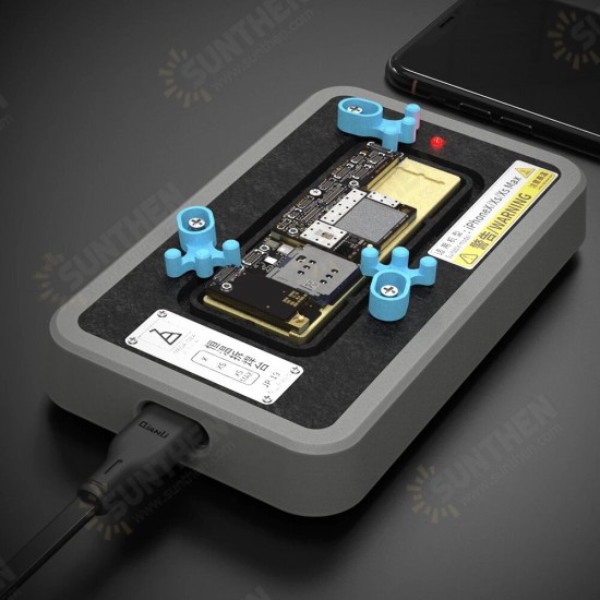 CPU IC Chips Desoldering Station for Phone 11Pro Max 11Pro 11 X XS MAX Motherboard Fast Heating Separator Glue Removing Fixture