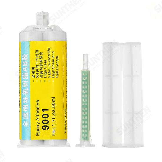 Quick-drying Transparent Epoxy Resin AB Glue Small Packaging Strong AB Glue Sticky Metal Glass Ceramic Wood Stone