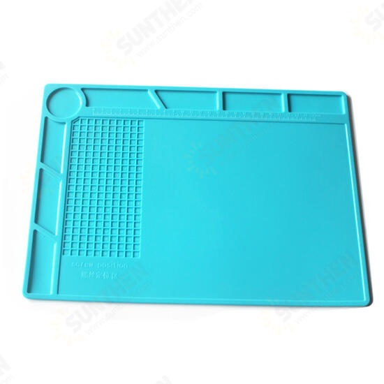 Repair Pad Soldering Maintenance Platform Heat Insulation Silicone Mat 35*25cm