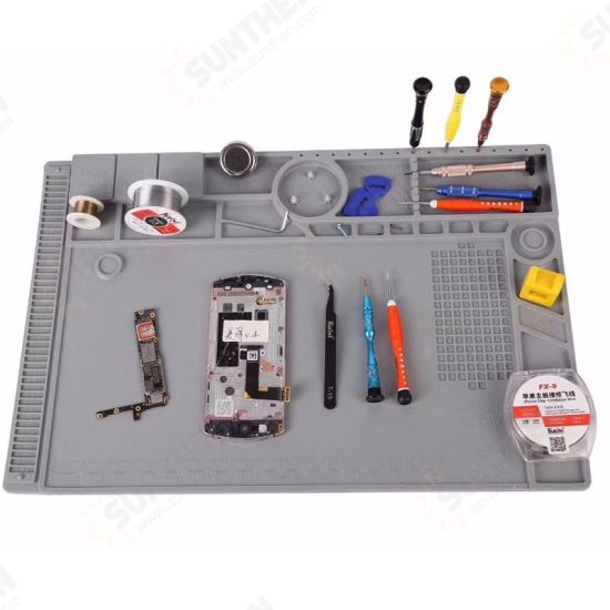 S-190 48cmx32cm Microscope Base Platform Mat High Heat Insulation Maintenance Soldering Phone Repair BGA Pad S-190 48cmx32cm Microscope Base Platform Mat High Heat Insulation Maintenance Soldering Phone Repair BGA Pad