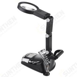 Soldering Iron Stand Welding Tool Magnifier with Illuminated Glasses LED Alligator Clip Holder Clamp Helping Hand Repair Tool Soldering Iron Stand Welding Tool Magnifier with Illuminated Glasses LED Alligator Clip Holder Clamp Helping Hand Repair Tool
