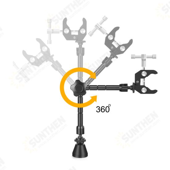 Soldering Third Hand Tool PCB Fixture Clips Hot Air Gun Stand Rework Station Tool Helping Hands with Magnetic Base