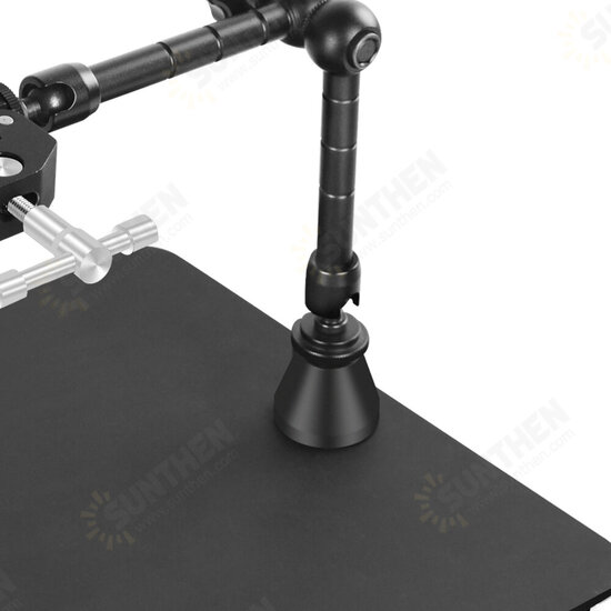 Soldering Third Hand Tool PCB Fixture Clips Hot Air Gun Stand Rework Station Tool Helping Hands with Magnetic Base Soldering Third Hand Tool PCB Fixture Clips Hot Air Gun Stand Rework Station Tool Helping Hands with Magnetic Base
