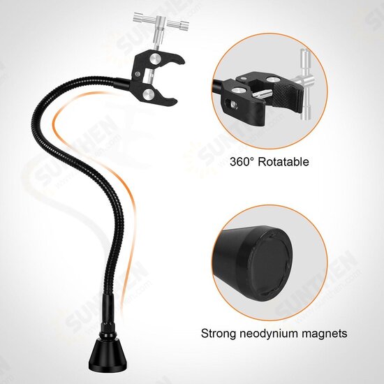 Soldering Third Hand Tool PCB Fixture Clips Hot Air Gun Stand Rework Station Tool Helping Hands with Magnetic Base Soldering Third Hand Tool PCB Fixture Clips Hot Air Gun Stand Rework Station Tool Helping Hands with Magnetic Base