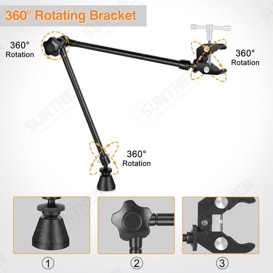 Soldering Third Hand Tool PCB Fixture Clips Hot Air Gun Stand Rework Station Tool Helping Hands with Magnetic Base