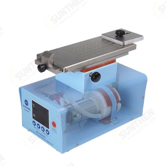 S-918F LCD Separator For Edge Screen Inframe Separating Oca Cleaning Remover Machine 360 Degree Rotating Plate Machine