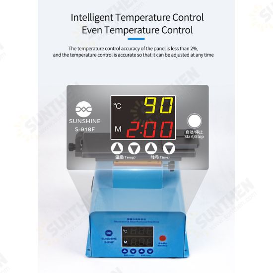 S-918F LCD Separator For Edge Screen Inframe Separating Oca Cleaning Remover Machine 360 Degree Rotating Plate Machine S-918F LCD Separator For Edge Screen Inframe Separating Oca Cleaning Remover Machine 360 Degree Rotating Plate Machine