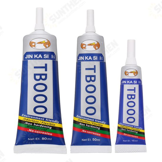 TB000 Transparent Mobile Phone Screen Superglue Border Sealant Adhesive Telephone Glass Glue Repair Point Diamond Jewelry DIY Glue 15ml 50ml 80ml