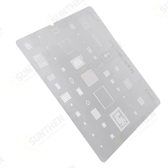 Tin Planting Net BGA Stencil CPU RAM Wifi Nand Flash Baseband Power Amplifier Audio IC Reballing Chip Pin Solder Heat for iPhone 6/6P 7/7P 8/8P XS