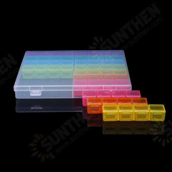 Transparent Separable Component Box Chip Screw Box Combined Receiving Tool Box