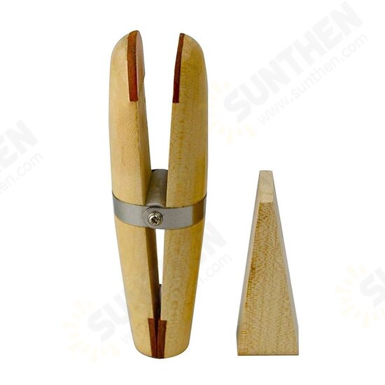 Wooden Ring Clip Punching Jewelry Making Tighten Multi Use Practical Lightweight Interfingered Portable Fixation Wooden Ring Clip Punching Jewelry Making Tighten Multi Use Practical Lightweight Interfingered Portable Fixation