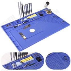 Heat Insulation Silicone Project Mat Prevent Blister Protection Soldering Repair Mat Magnetic Maintenance Pad Heat Insulation Silicone Project Mat Prevent Blister Protection Soldering Repair Mat Magnetic Maintenance Pad