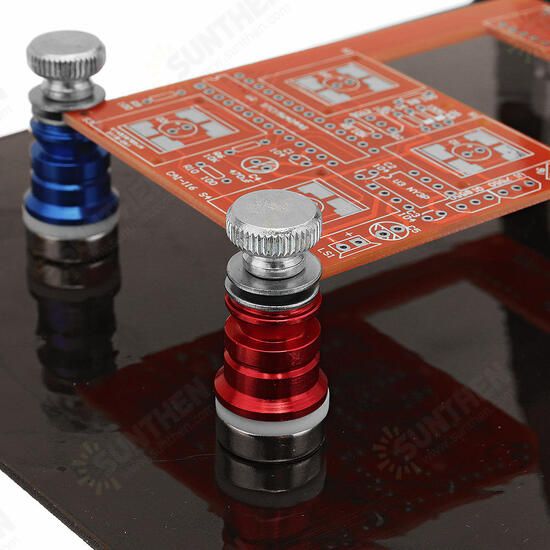YP-004 PCB Fixture Base Arms Soldering Station PCB Fixture Helping Hands Electronic DIY Tools with Universal 4 Flexible Arms + 3 Magnetic Column YP-004 PCB Fixture Base Arms Soldering Station PCB Fixture Helping Hands Electronic DIY Tools with Universal 4 Flexible Arms + 3 Magnetic Column