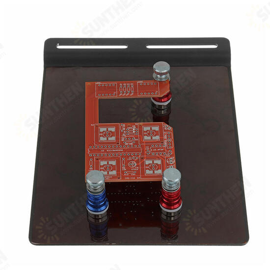 YP-004 PCB Fixture Base Arms Soldering Station PCB Fixture Helping Hands Electronic DIY Tools with Universal 4 Flexible Arms + 3 Magnetic Column YP-004 PCB Fixture Base Arms Soldering Station PCB Fixture Helping Hands Electronic DIY Tools with Universal 4 Flexible Arms + 3 Magnetic Column