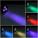 12W 3 LED RGB+UV Remote DMX Control Stage Par Light for Christmas Party DJ Disco AC110-240V