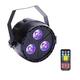 12W 3 LED RGB+UV Remote DMX Control Stage Par Light for Christmas Party DJ Disco AC110-240V