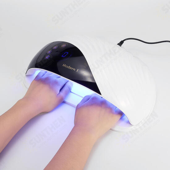 300W High Powered Quick Sensor Pro LED UV Nail Night Lamp Polish Gel Dryer Machine AC100-240V