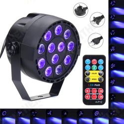 36W 12 LED UV Purple DMX Par Light Disco Bar DJ Light Show Stage Lighting for Halloween AC90-240V 36W 12 LED UV Purple DMX Par Light Disco Bar DJ Light Show Stage Lighting for Halloween AC90-240V