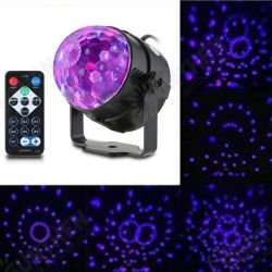 3W Remote/Voice Control Stage Light 3 UV LED Magic Ball for Halloween Christmas 3W Remote/Voice Control Stage Light 3 UV LED Magic Ball for Halloween Christmas