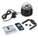 3W Remote/Voice Control Stage Light 3 UV LED Magic Ball for Halloween Christmas