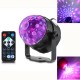 3W Remote/Voice Control Stage Light 3 UV LED Magic Ball for Halloween Christmas