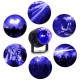 3W UV Purple LED Stage Light Self-propelled/Voice-activated/Flashing Crystal Ball Party Disco Club