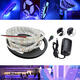 5M UV SMD2835 395-405NM Purple 300 LED Waterproof Strip Light + DC Connector + Power Supply 12V 5M UV SMD2835 395-405NM Purple 300 LED Waterproof Strip Light + DC Connector + Power Supply 12V