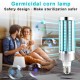 60W 220V UV Sterilizer Lamp E27 LED UVC Bulb Remote Control Disinfection Light Sterilizer Ozone Kill Bacteria Mites