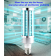 60W 220V UV Sterilizer Lamp E27 LED UVC Bulb Remote Control Disinfection Light Sterilizer Ozone Kill Bacteria Mites
