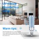 60W 220V UV Sterilizer Lamp E27 LED UVC Bulb Remote Control Disinfection Light Sterilizer Ozone Kill Bacteria Mites