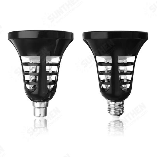 E27 B22 8W SMD2835 White+UV Mosquito Killer Two Optional Modes LED Light Bulb AC110V/AC220V