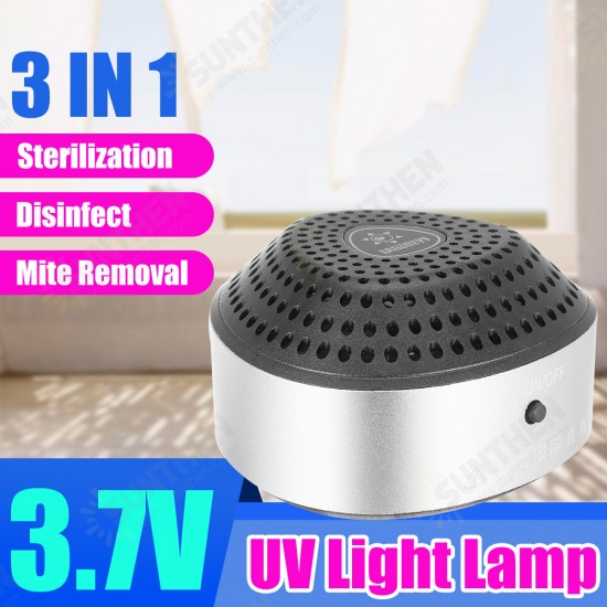 Portable 99% UV Germicidal Lamp Light Home Travel Wavelength 185nm 3.7V