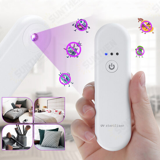 Portable Handheld Home UV Lamp Rechargeable USB Sterilizer UV-C Light Germicide Lighting DC5V