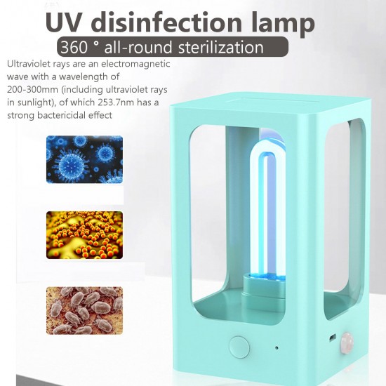 Portable LED UV Disinfection Power Lamp Handheld UV Sterilizing Germicidal Light