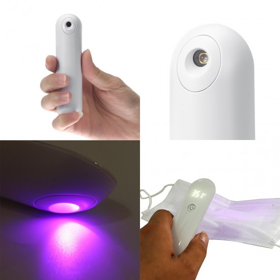 Portable LED UV Sterilizer Lamp Disinfection Handheld For Phones Clothes Bedding