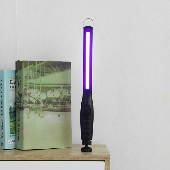 Portable LED Ultraviolet Disinfection Lamp Sterilizer Desk Sterilizing UV Germicidal Lamp Mosquito Killing Artifact Black For Travel Hotel Home Office Car