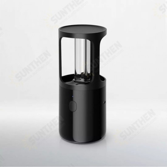 1800mAh Black Sterilizer UV Lamp + Ozone Double Disinfection Light Tube From