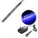 UV Ultraviolet Purple 3528 LED Flexible Strip Black Light with US Plug 12V Waterproof UV Ultraviolet Purple 3528 LED Flexible Strip Black Light with US Plug 12V Waterproof